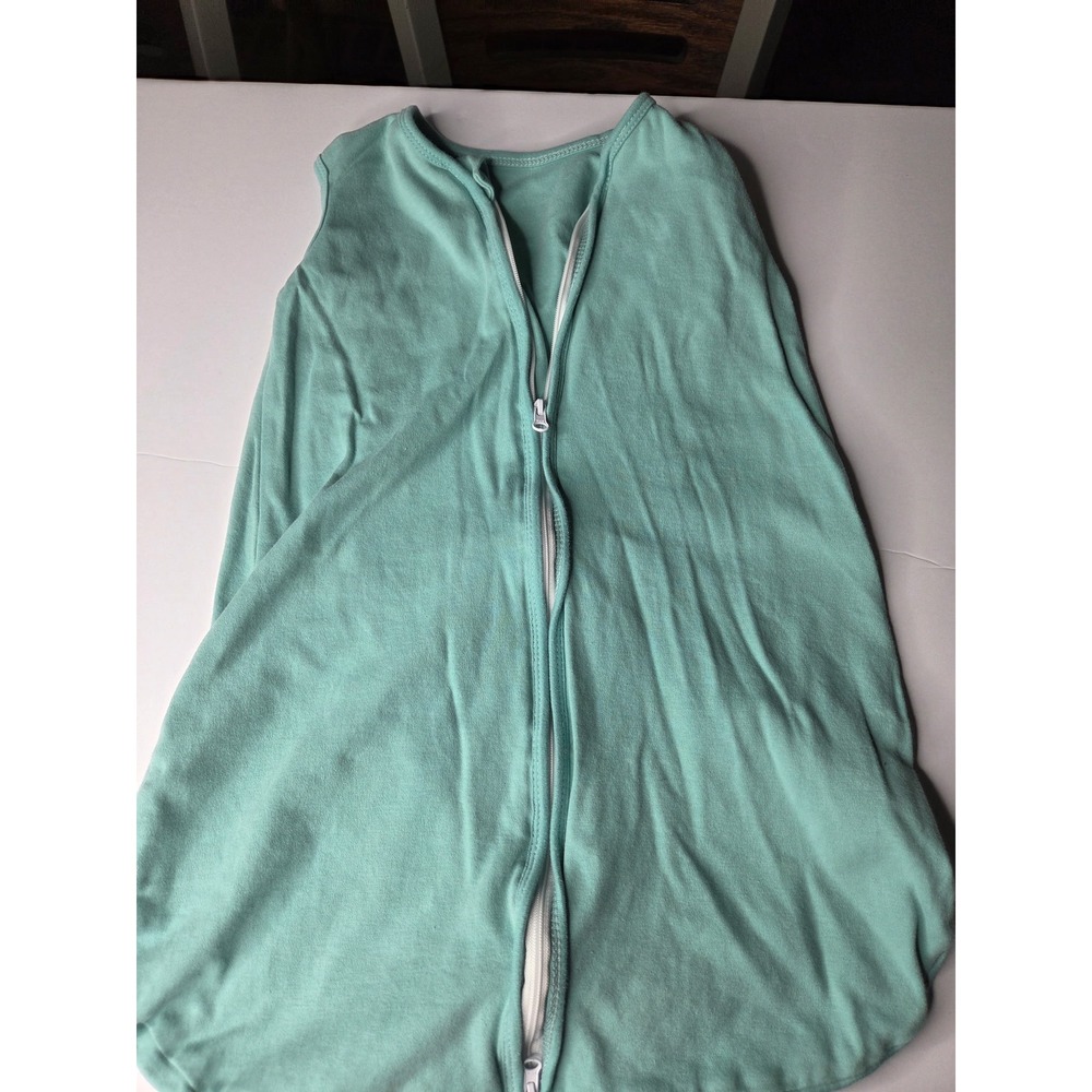 Cute Castle Baby Sleep Sack 0-6 Months Mint Green 100% Cotton 2-Way‎ Zipper S